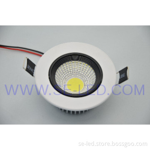 Energy Saving Aluminium Pure White 3W COB LED svítidla podhledová